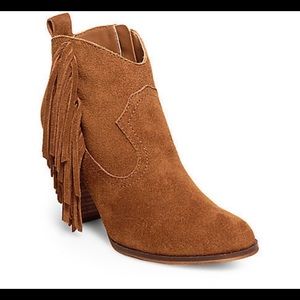 Steve Madden Fringe Booties